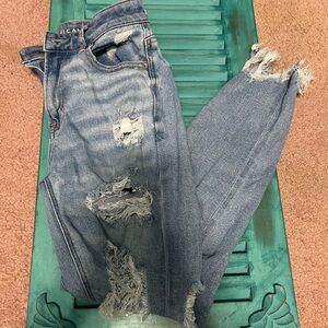 american eagle mom jeans
